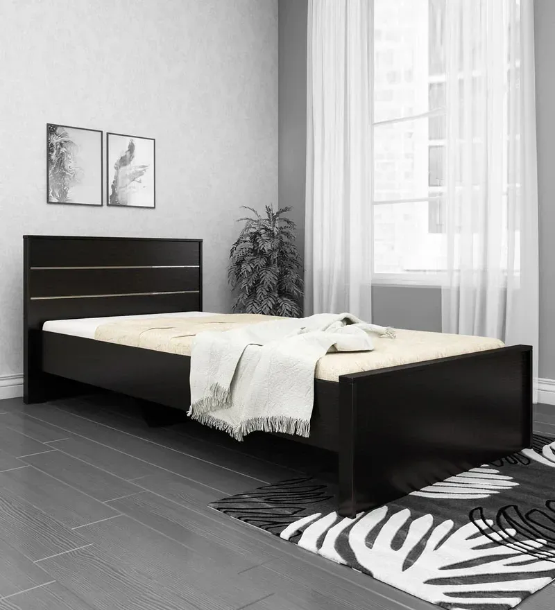 Lily Single Bed in Wenge Finish.webp