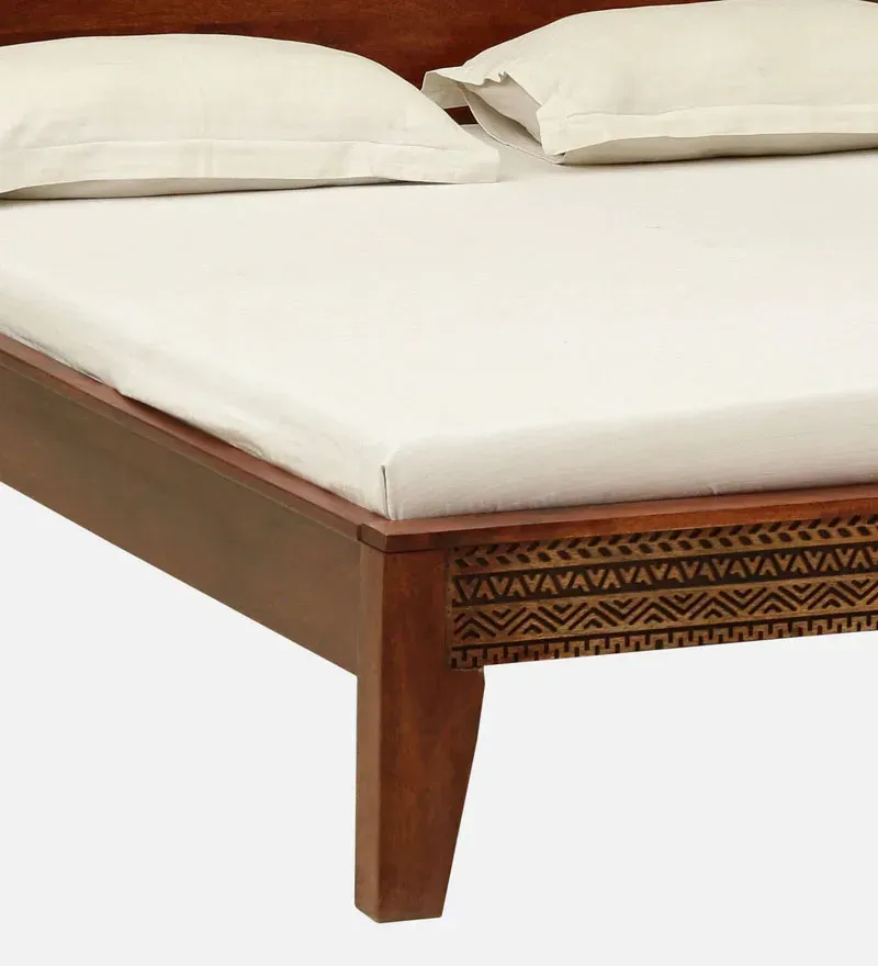 Lima Solid Wood King Size Bed In Honey Oak Finish.jpg7.webp