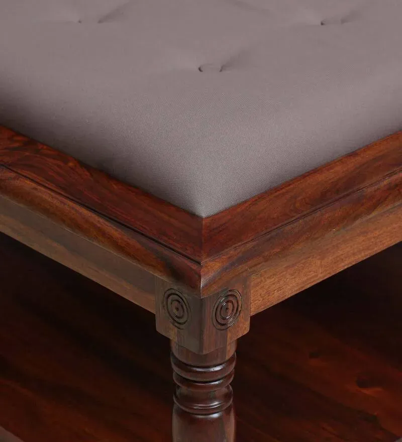 Louis Sheesham Wood Coffee Table In Honey Oak Finish With Upholstered Top.jpg4.webp