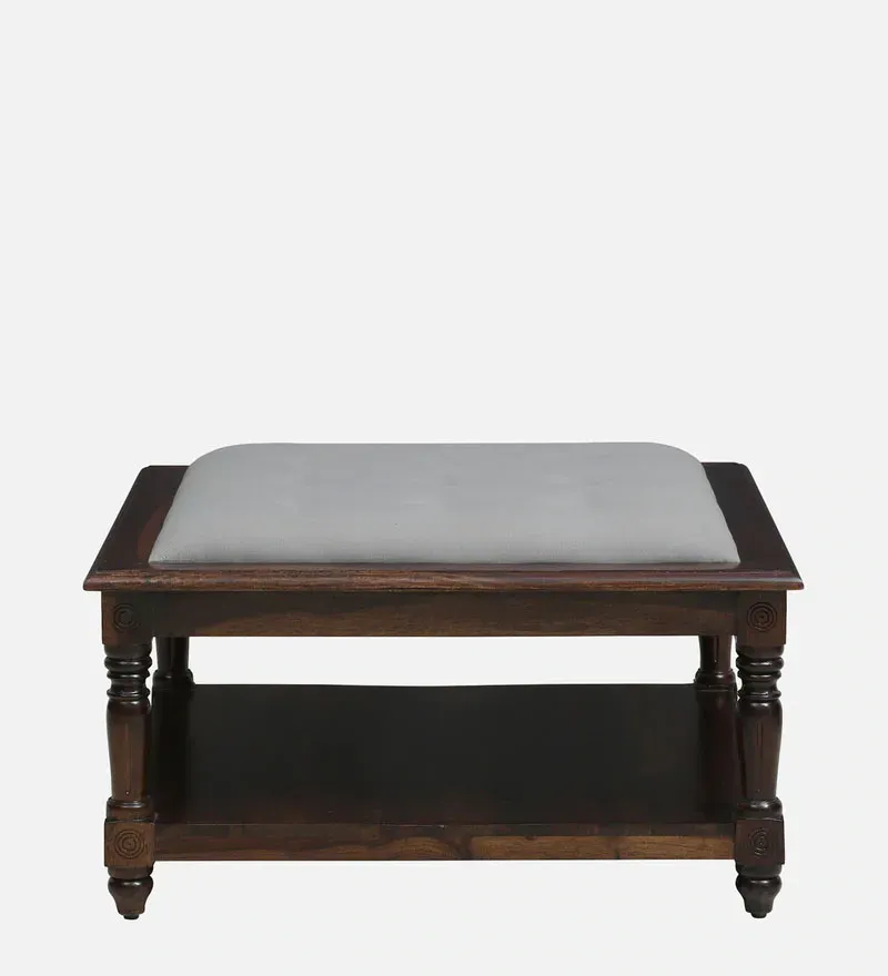 Louis Sheesham Wood Coffee Table In Provincial Teak With Upholstered Top.jpg3.webp