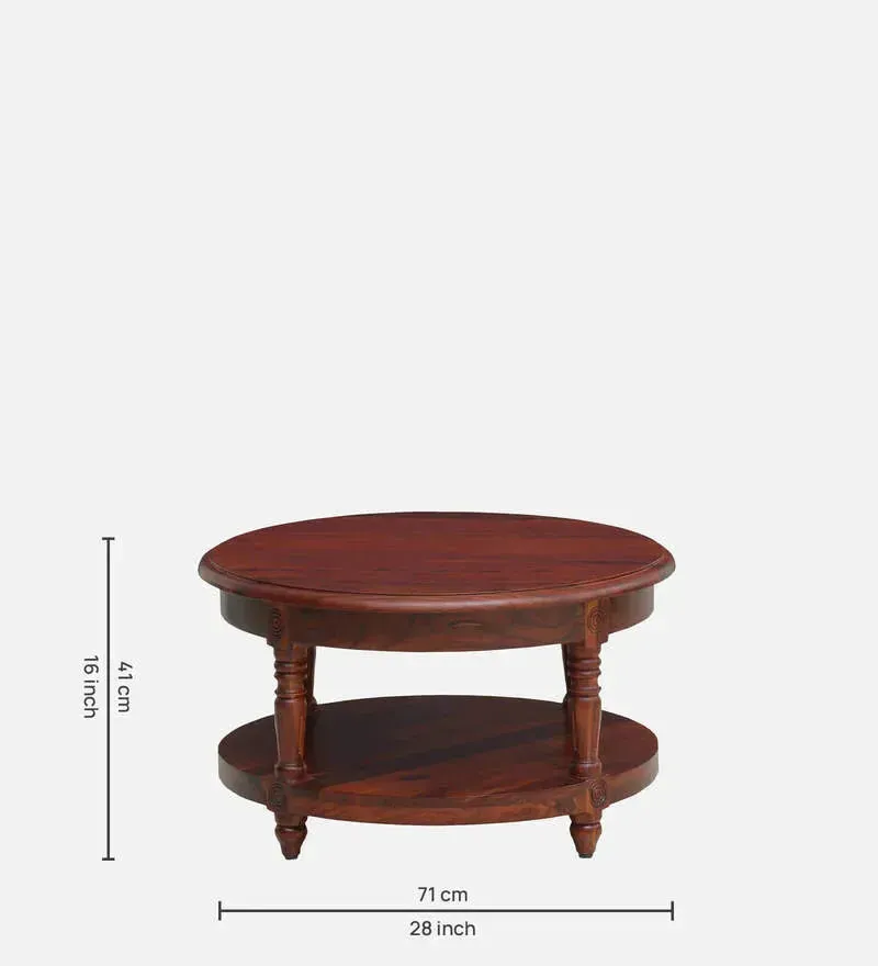 Louis Sheesham Wood Round Coffee Table In Honey Oak Finish.jpg1.webp