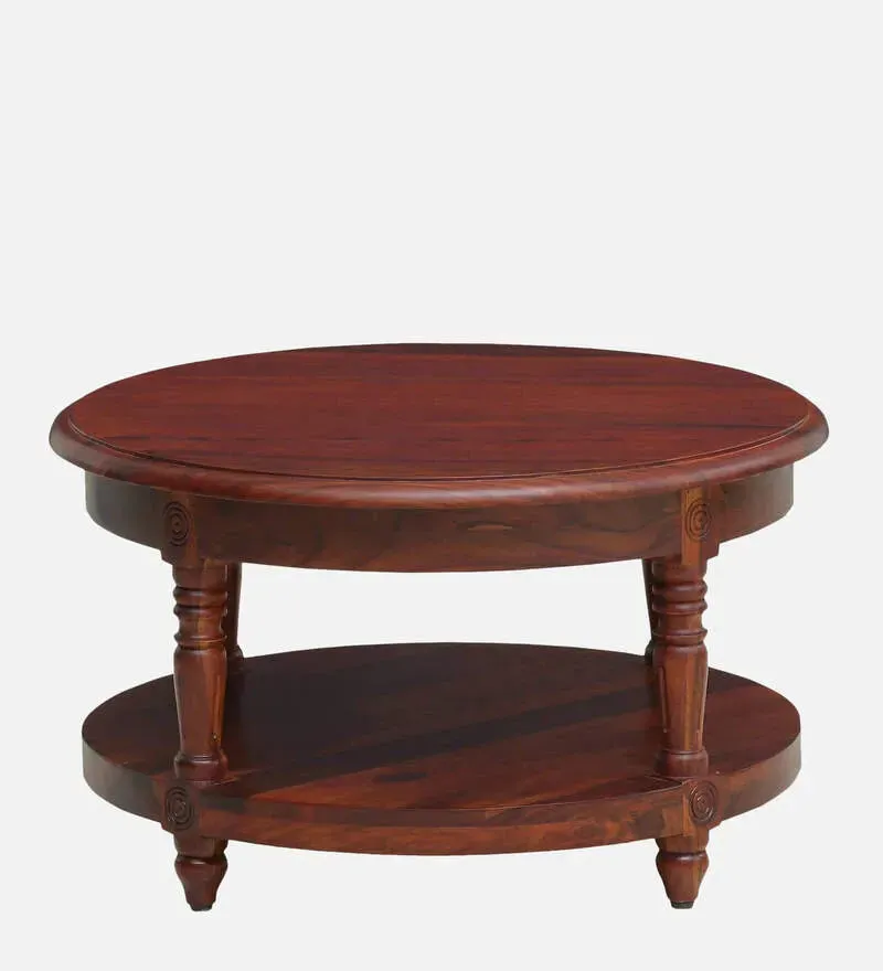 Louis Sheesham Wood Round Coffee Table In Honey Oak Finish.jpg3.webp