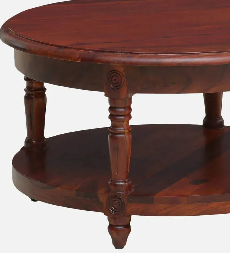 Louis Sheesham Wood Round Coffee Table In Honey Oak Finish.jpg4.webp