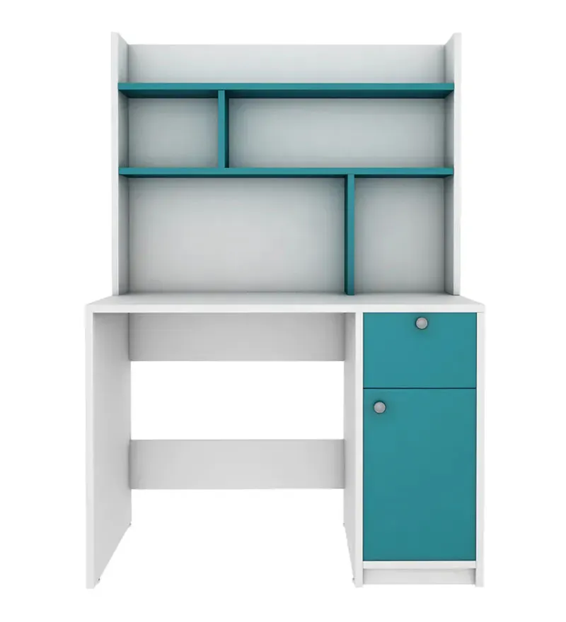 Malta Hutch Desk in Frosty White And Ocean Green Finish.jpg1.webp
