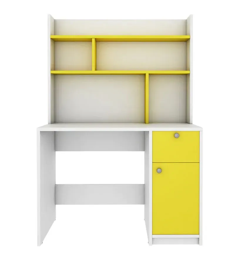 Malta Hutch Desk in Frosty White And Yellow Finish.jpg1.webp