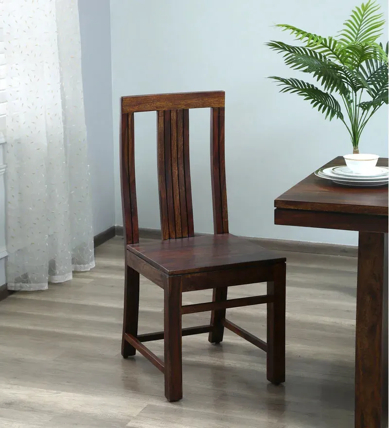 Manacor Sheesham Wood Dining Chair In Provincial Teak Finish (Set Of 2).webp