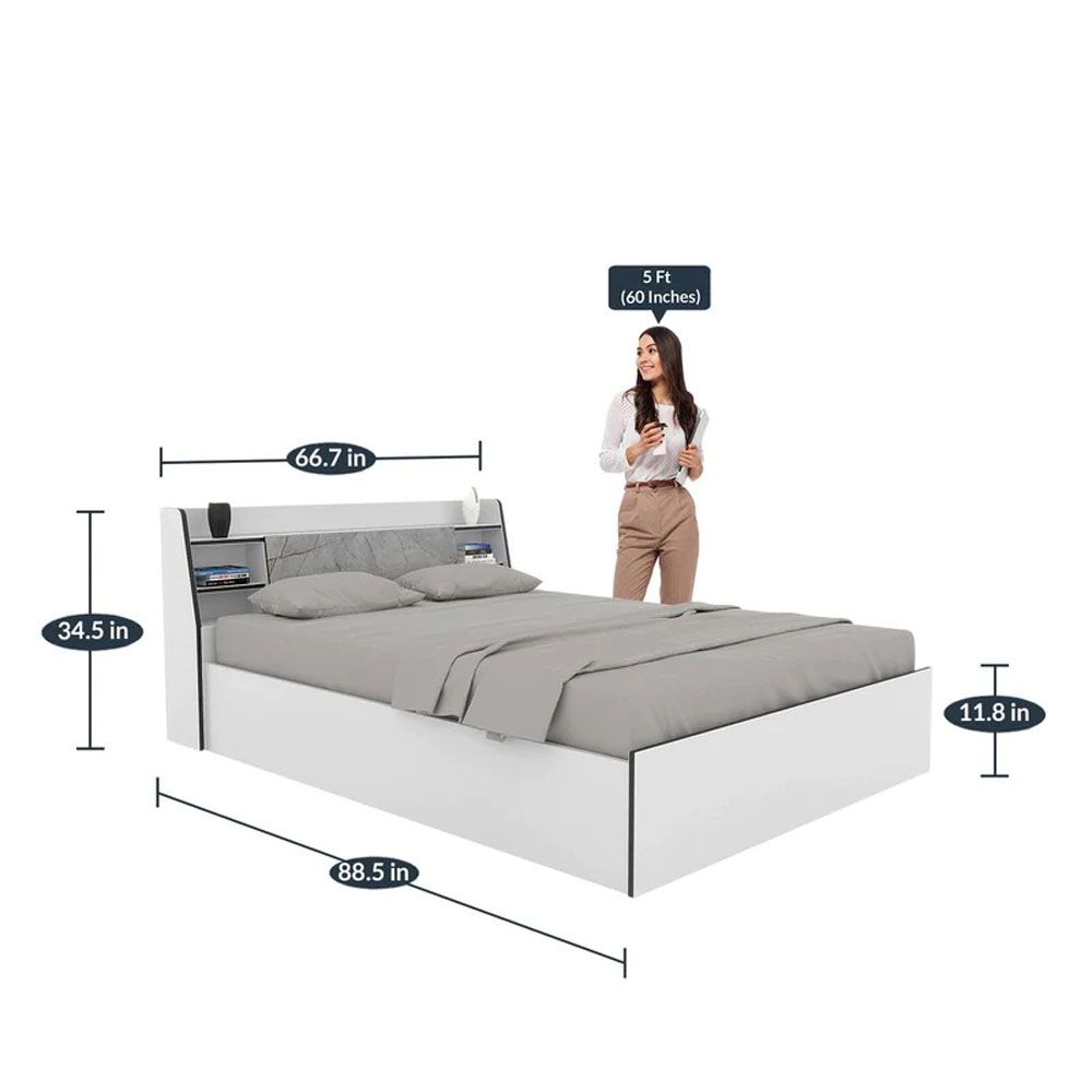 Marbito Queen Size Bed With Box and Headboard Storage in White Colour.jpg2.jpg