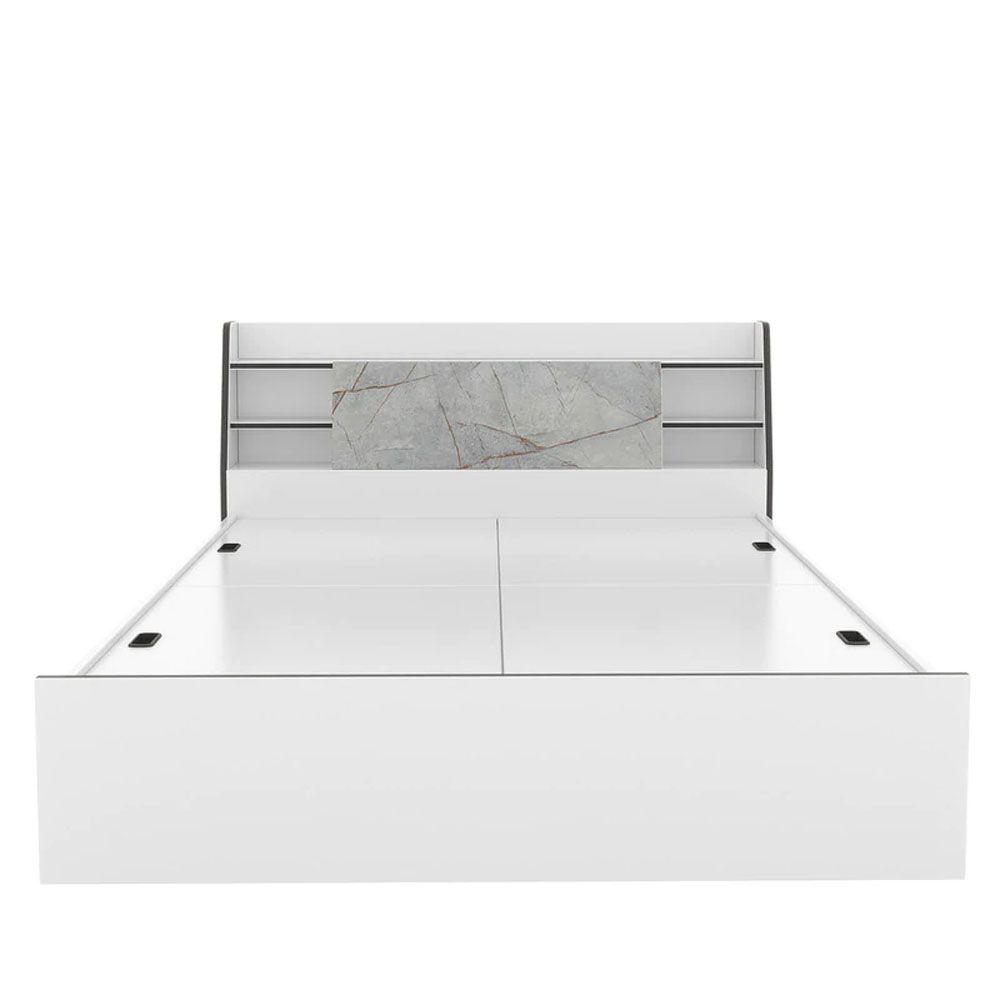 Marbito Queen Size Bed With Box and Headboard Storage in White Colour.jpg3.jpg