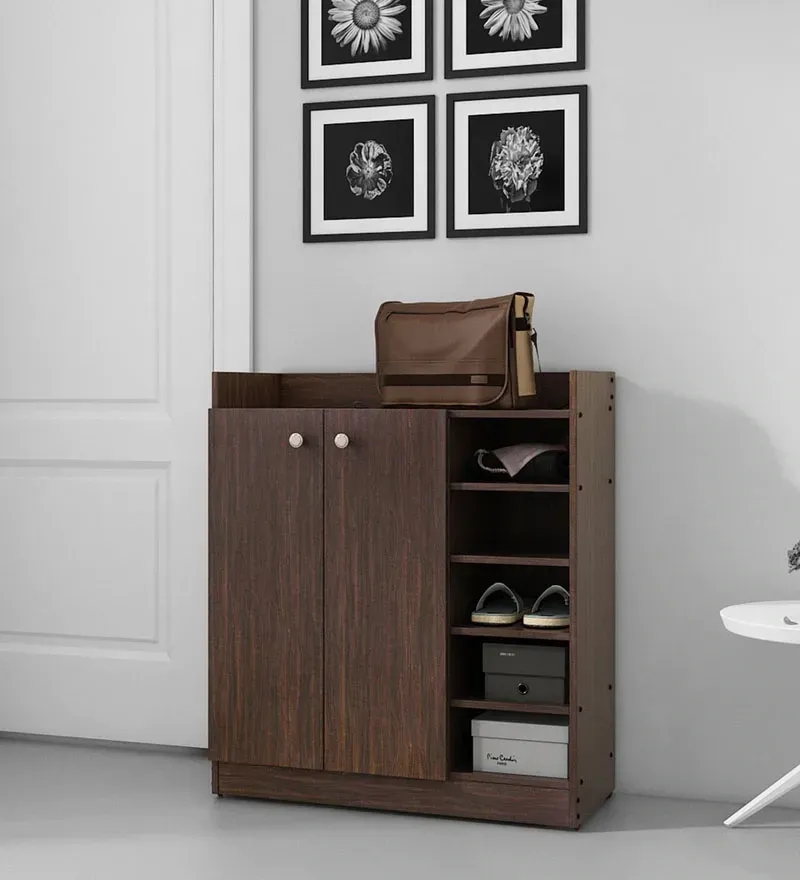 Marco Shoe Cabinet in Choco Walnut Finish.webp