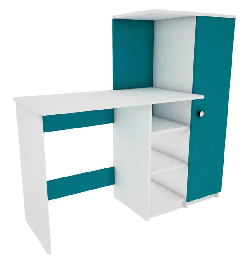 Marvel Hutch Desk in Frosty White And Ocean Green Finish.jpg5.webp
