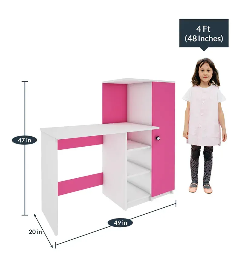 Marvel Hutch Desk in Frosty White And Pink Finish.jpg2.webp