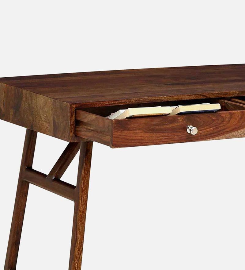 Memphis Solid Wood Study Table In Provincial Teak Finish7.jpg