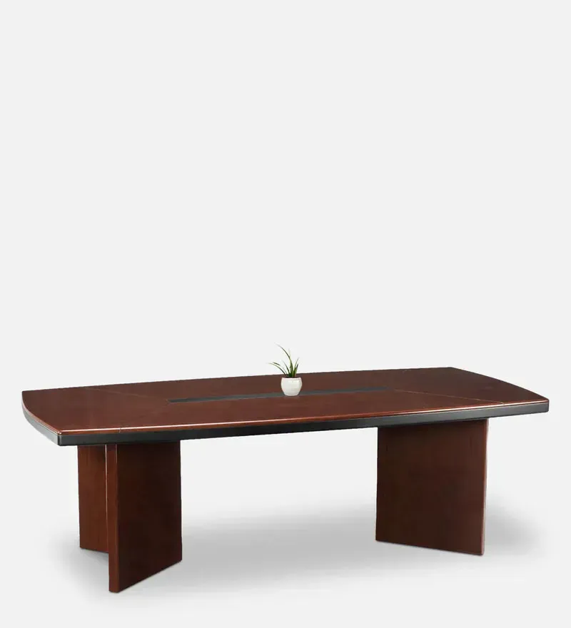 Meridian Conference Table in Brown Walnut Colour.webp