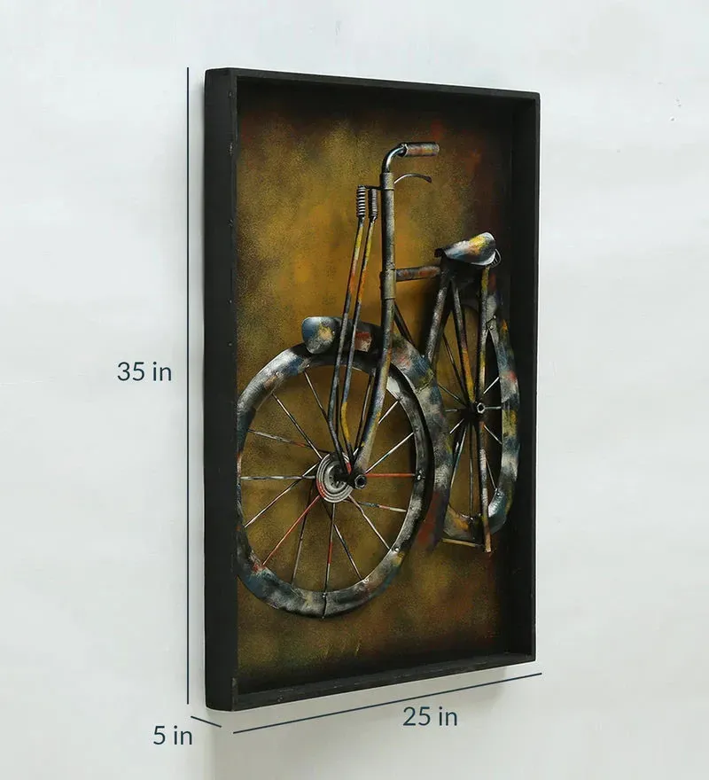 Metal And Mdf Multicolour Wall Art.jpg2.webp