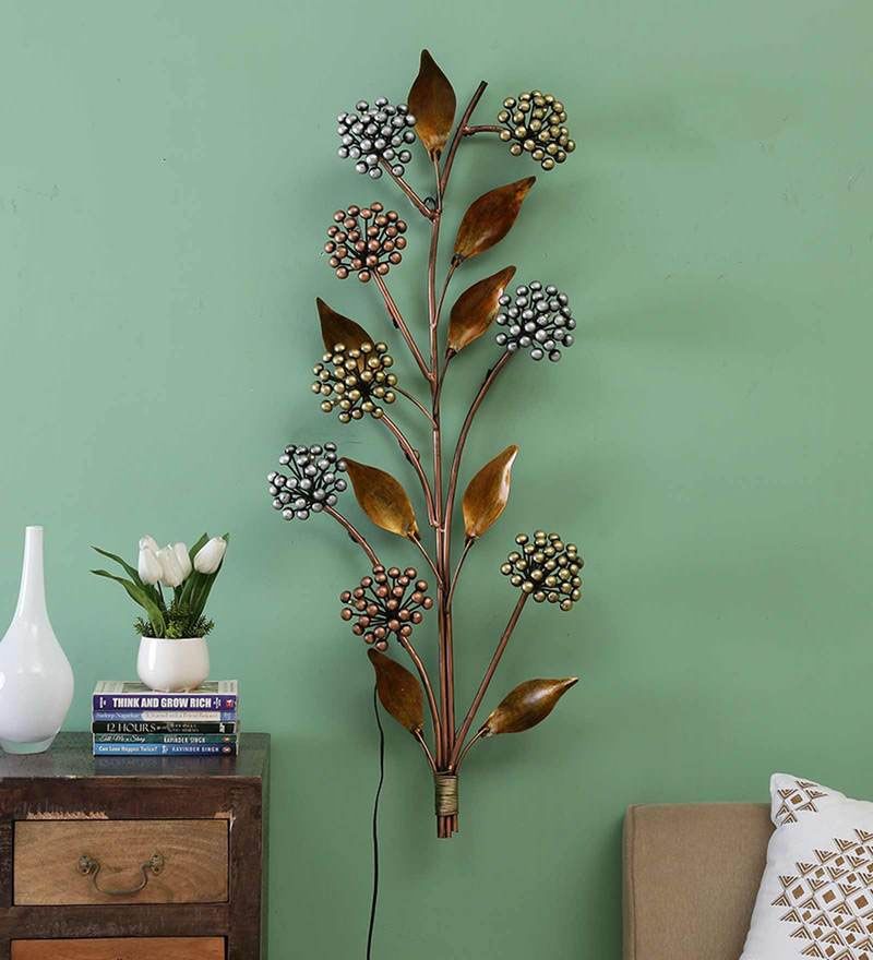 Metal Floral In Golden With Led Wall Art.jpg1.jpg