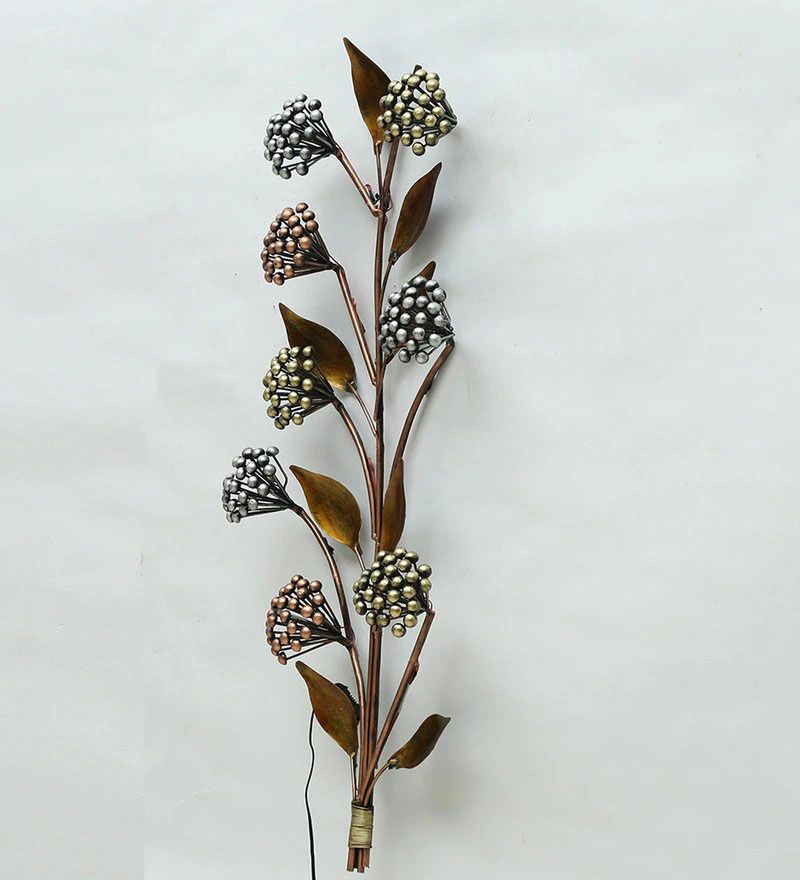 Metal Floral In Golden With Led Wall Art.jpg5.jpg