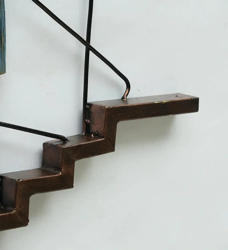 Metal Tribal Lady Wall Art In Multicolour.jpg7.webp