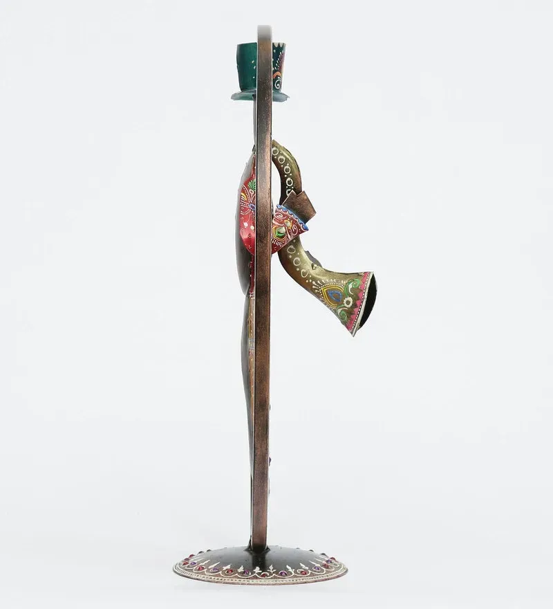 Metal Trumpet Musician In Multicolour Wall Art.jpg4.webp