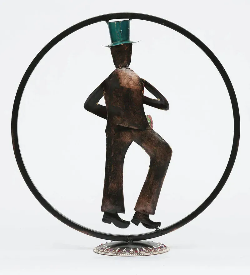 Metal Trumpet Musician In Multicolour Wall Art.jpg6.webp