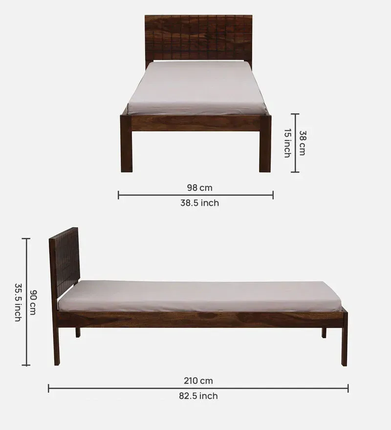 Mysen Sheesham Wood Single Bed In Provincial Teak Finish with Carved Headrest.jpg1.webp