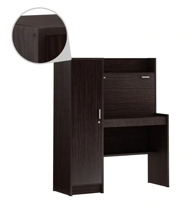 Nakamura Hutch Desk in Wenge Finish12.webp