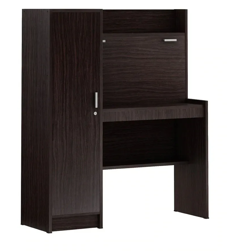 Nakamura Hutch Desk in Wenge Finish9.webp