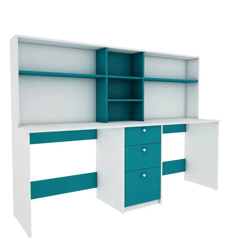 Natsu Hutch Desk in Frosty White And Ocean Green Finish.jpg4.webp