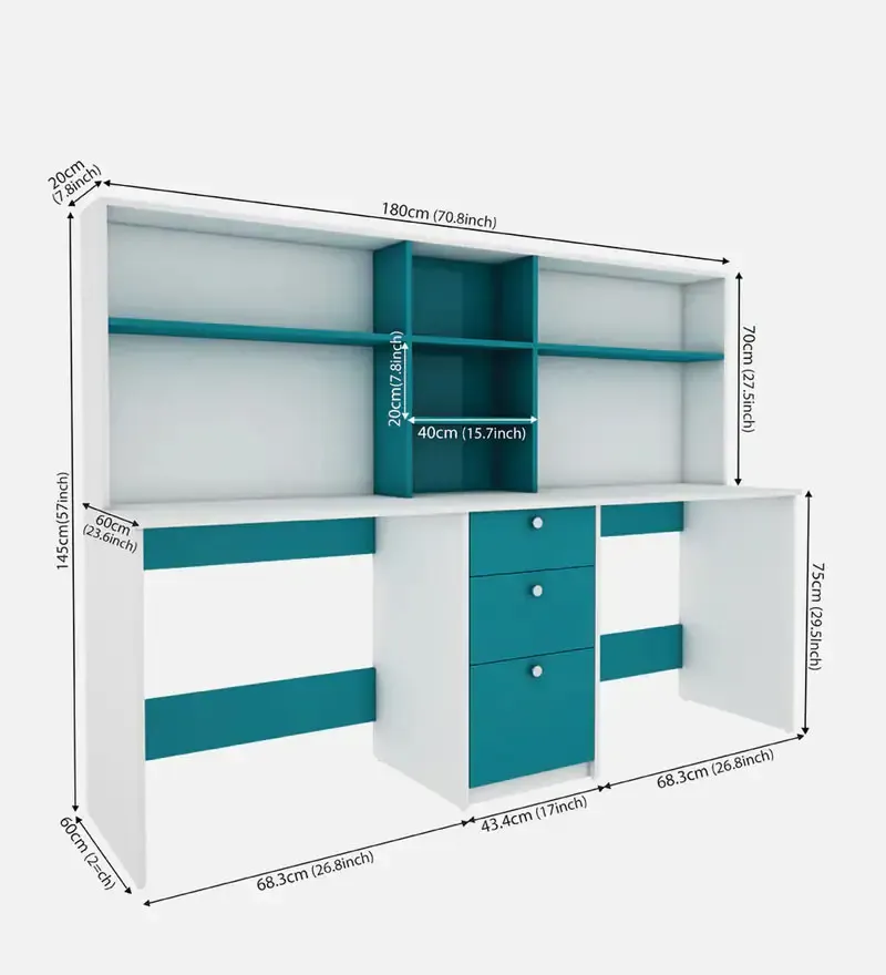 Natsu Hutch Desk in Frosty White And Ocean Green Finish.jpg7.webp