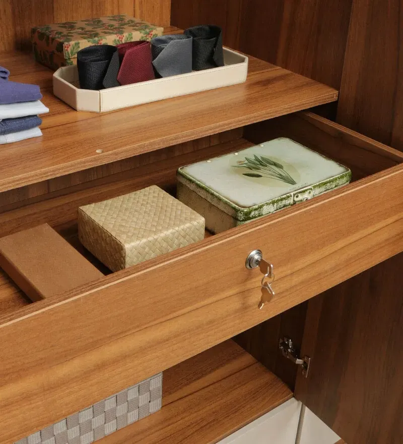 Nicole 4 Door Wardrobe In Natural Teak Finish.jpg8.webp