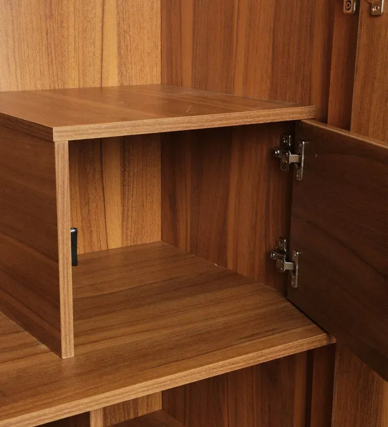 Nicole 4 Door Wardrobe In Natural Teak Finish.jpg9.webp