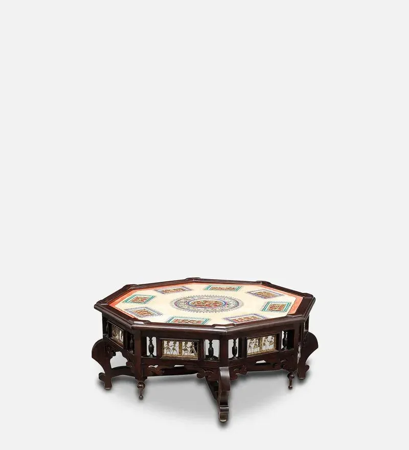 Nube Solid Wood Coffee Table in Walnut Finish.webp