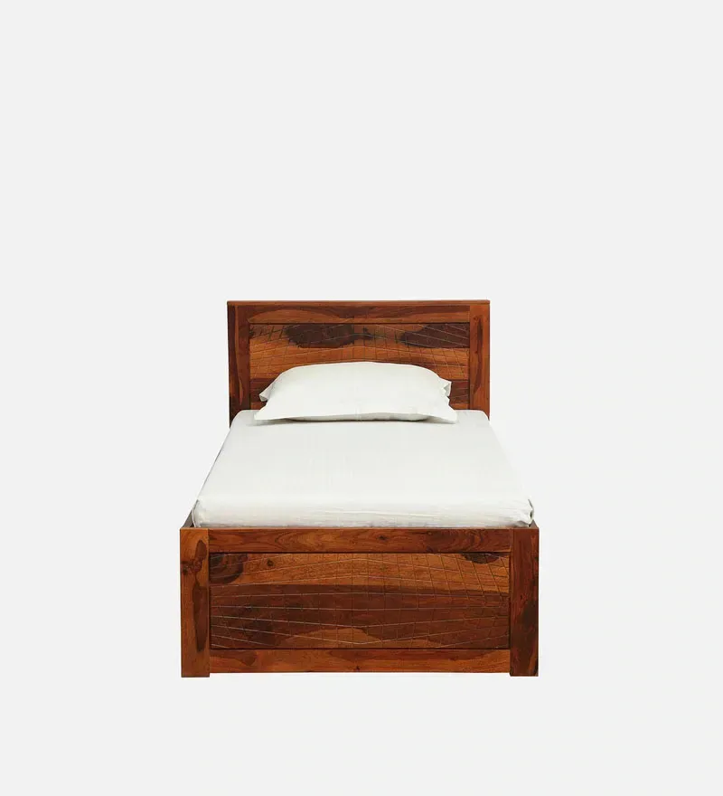 Nuevo Sheesham Wood Single Bed In Honey Oak Finish.jpg2.webp