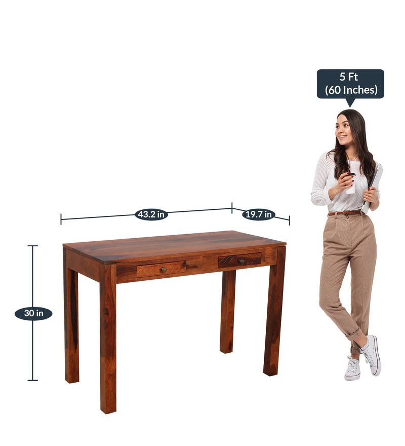 Nuevo Solid Wood Study Table In Honey Oak Finish2.jpg