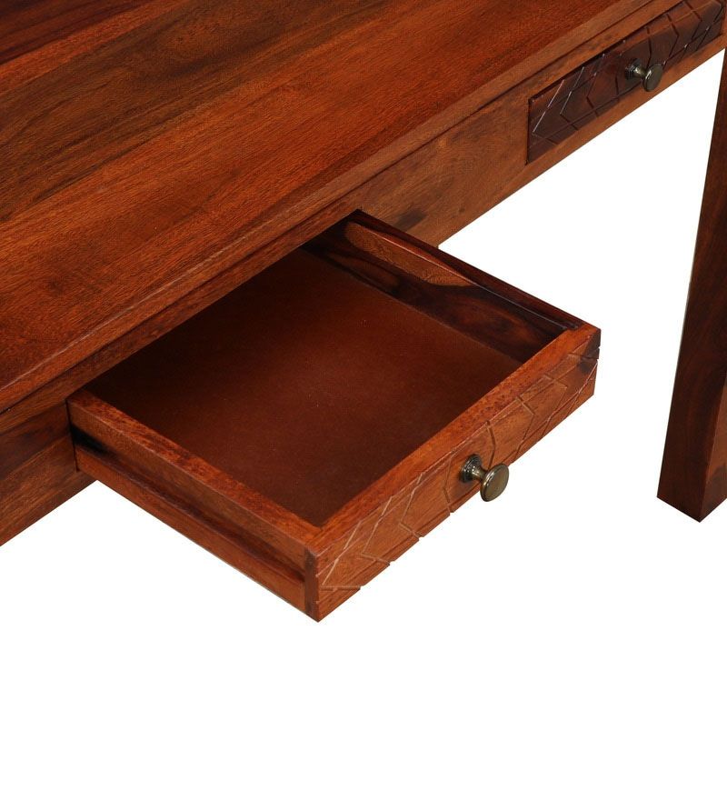 Nuevo Solid Wood Study Table In Honey Oak Finish7.jpg