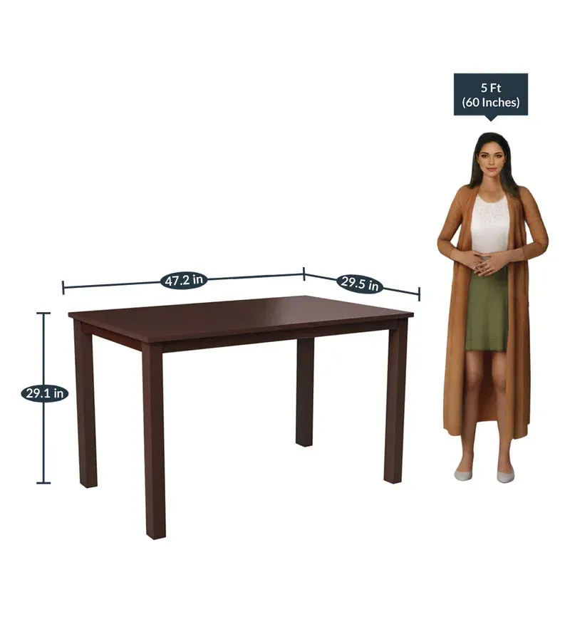 Peak Solid Wood 4 Seater Dining Set in Cappuccino Finish.jpg2.webp