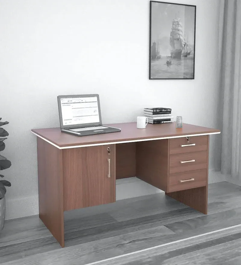 Plutus Royce Work Station in Acacia Finish.webp