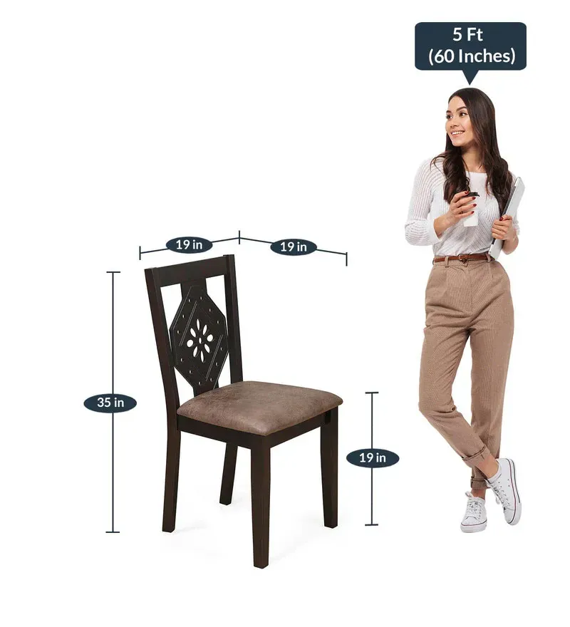 Precious Solid Wood 4 Seater Dining Set in Oak Finish.jpg3.webp