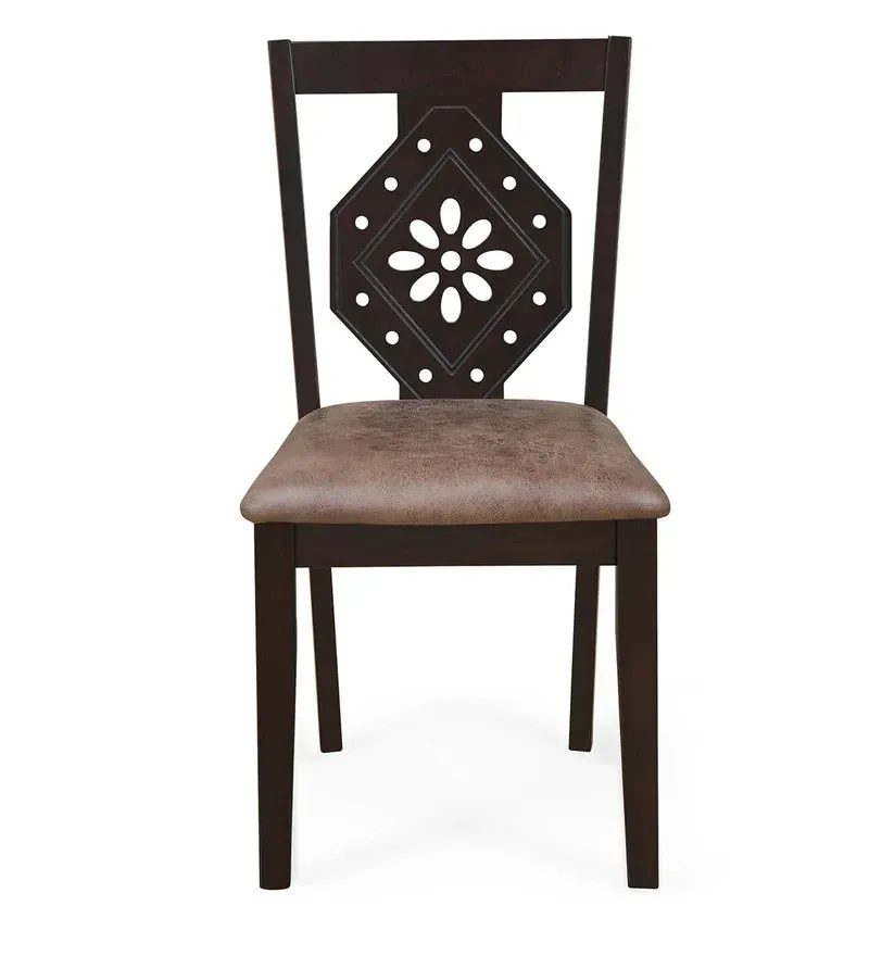 Precious Solid Wood 4 Seater Dining Set in Oak Finish.jpg9.webp