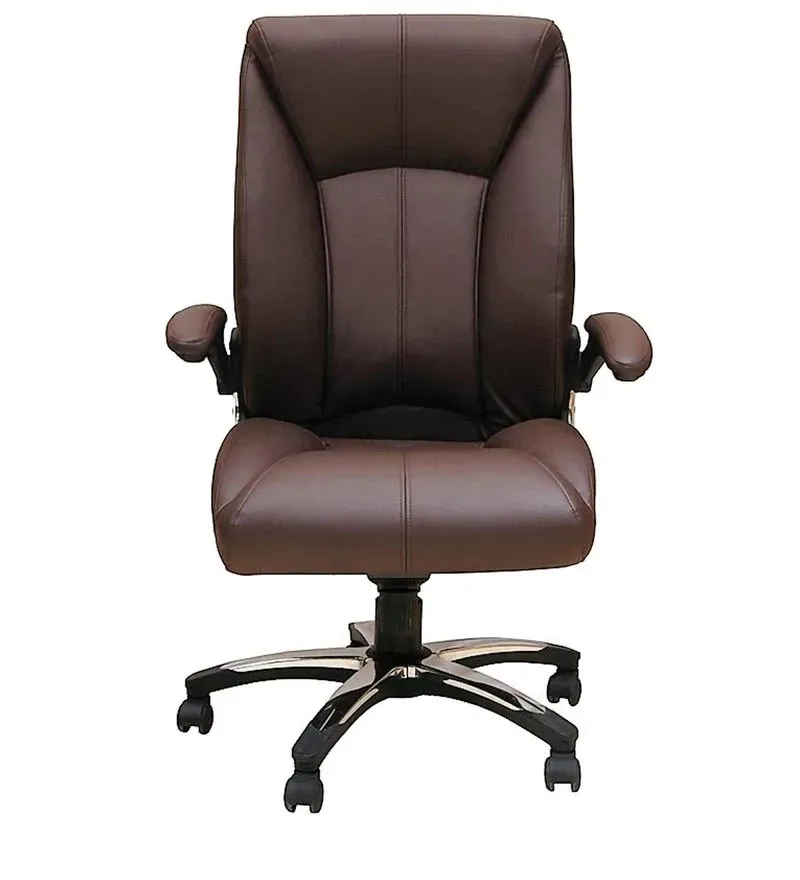 President Leatherette Executive Chair in Brown Colour.jpg4.webp