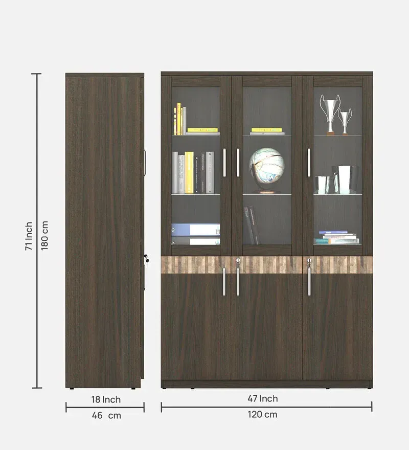 Prestige Large Book Case In Fumed Oak Finish.jpg1.webp