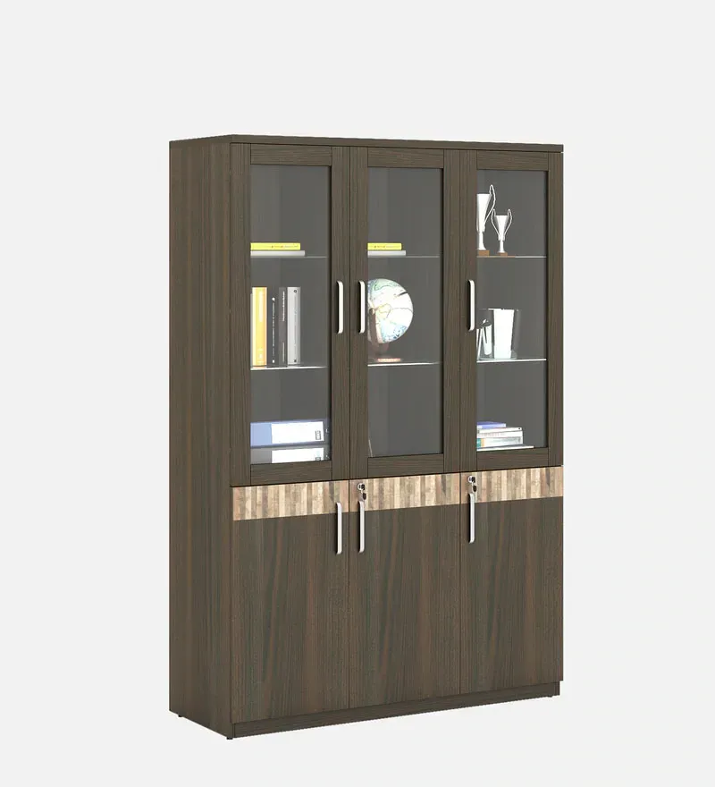 Prestige Large Book Case In Fumed Oak Finish.jpg2.webp