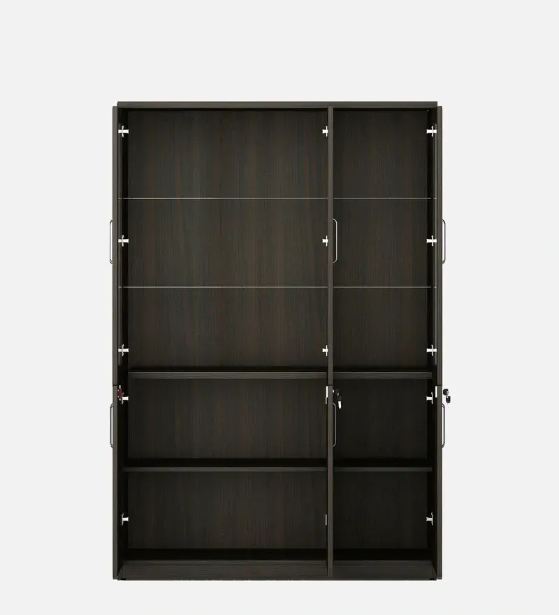 Prestige Large Book Case In Fumed Oak Finish.jpg5.webp