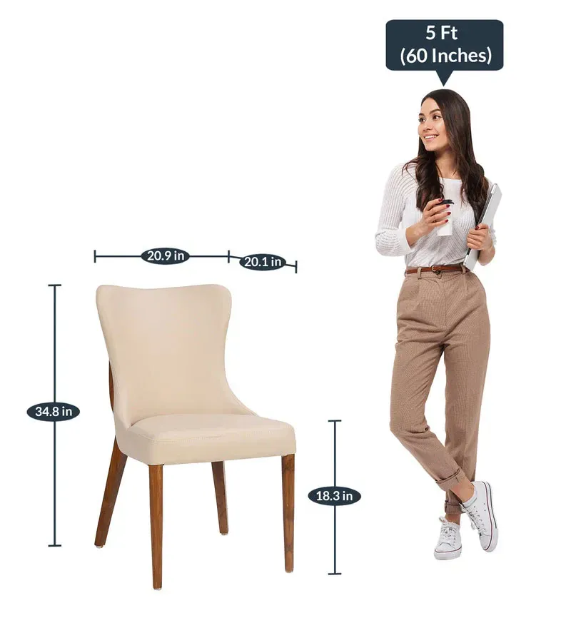 Prince Fabric Dining Chair In Cream Colour.jpg2.webp