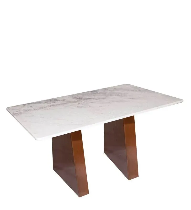 Pyramid Solid Wood 6 Seater Dining Set in White Finish with Bench.jpg3.webp