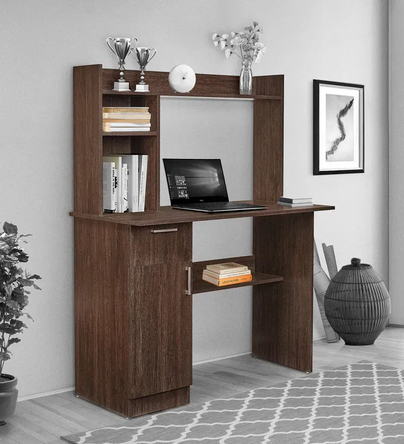 Quatro Hutch Desk in Dark Walnut Finish2.webp