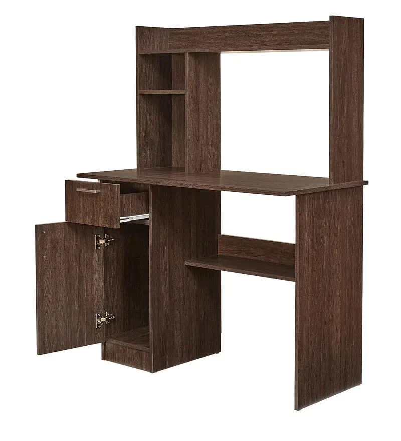 Quatro Hutch Desk in Dark Walnut Finish9.webp
