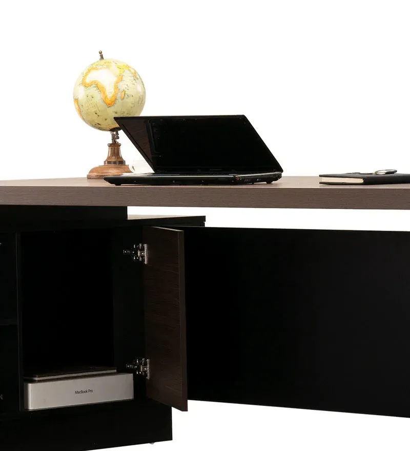 Ravello Director's Desk in Brown & Black Colour.jpg11.webp