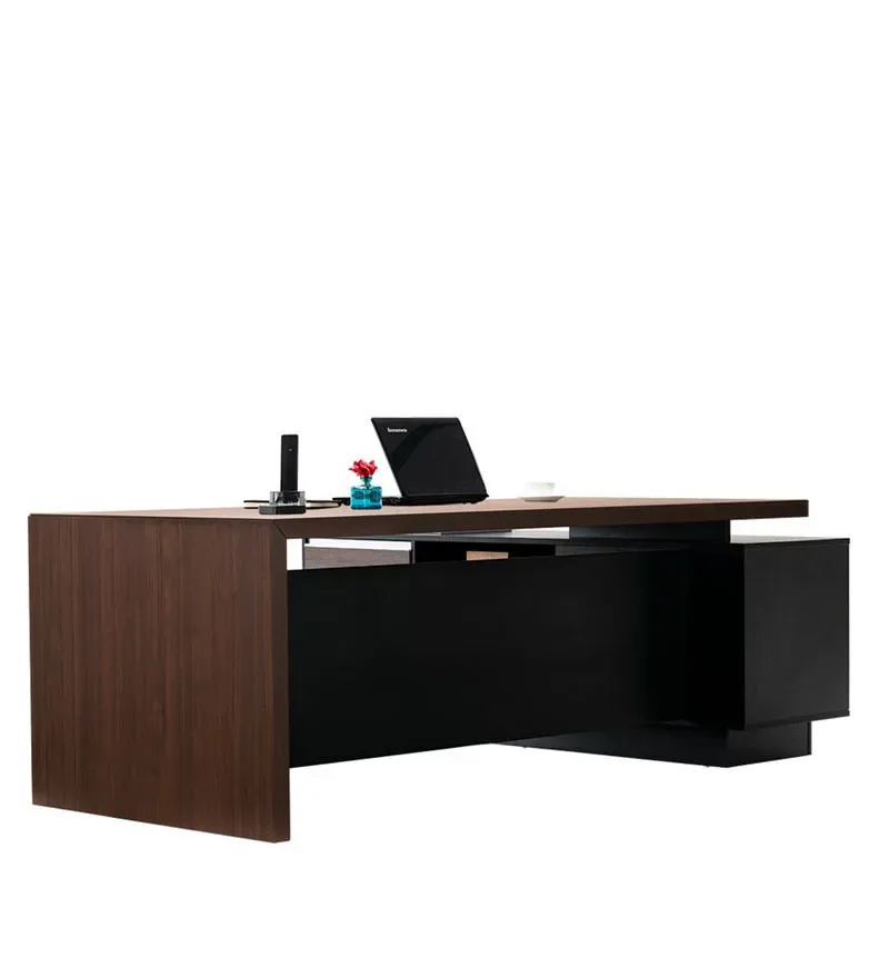 Ravello Director's Desk in Brown & Black Colour.jpg4.webp