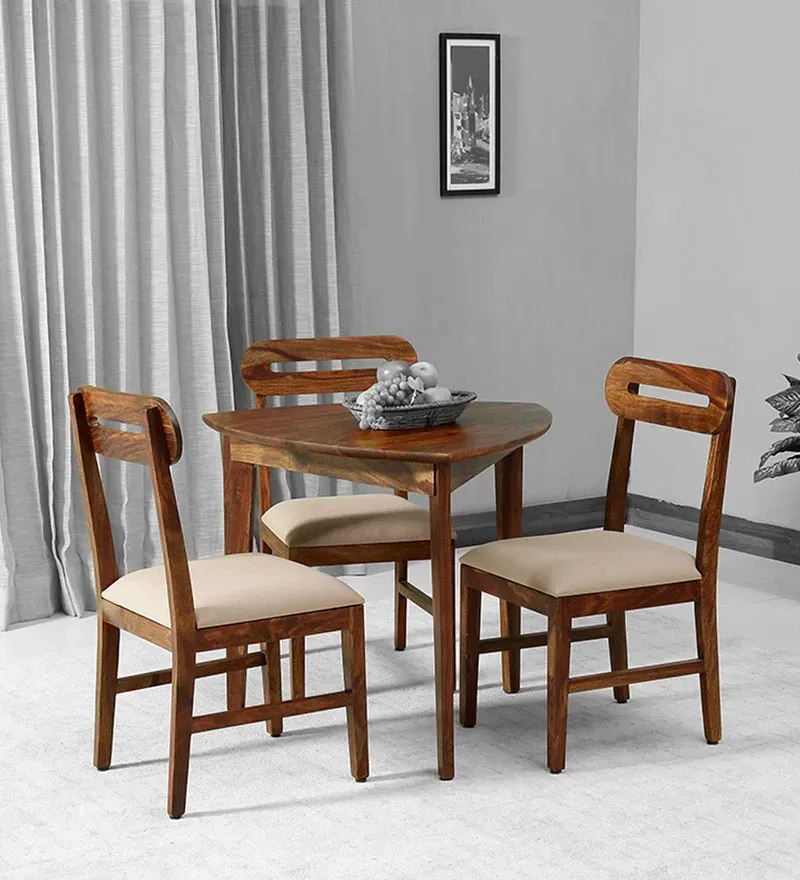 Rennes Sheesham Wood 3 Seater Dining Set in Provincial Teak Finish.jpg13.webp