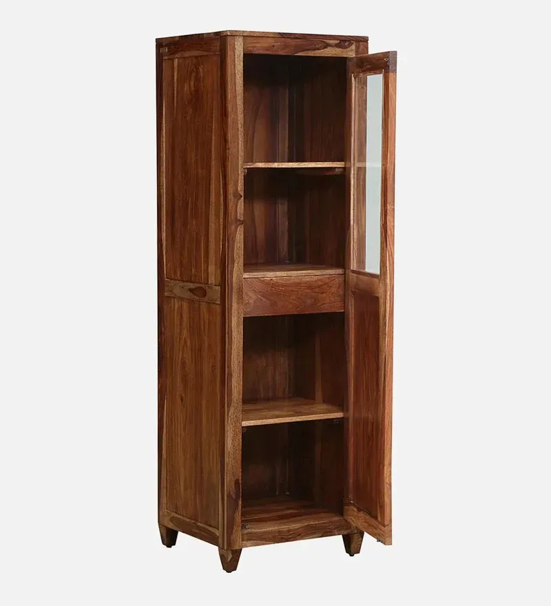Rezzan Sheesham Wood Book Case in Rustic Teak Finish.jpg6.webp